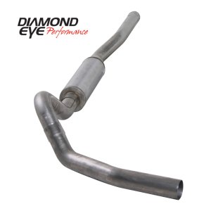 GMC 2500 Performance Exhaust - Diamond Eye Performance - Catback Single Muffler Replacement - `06-`07